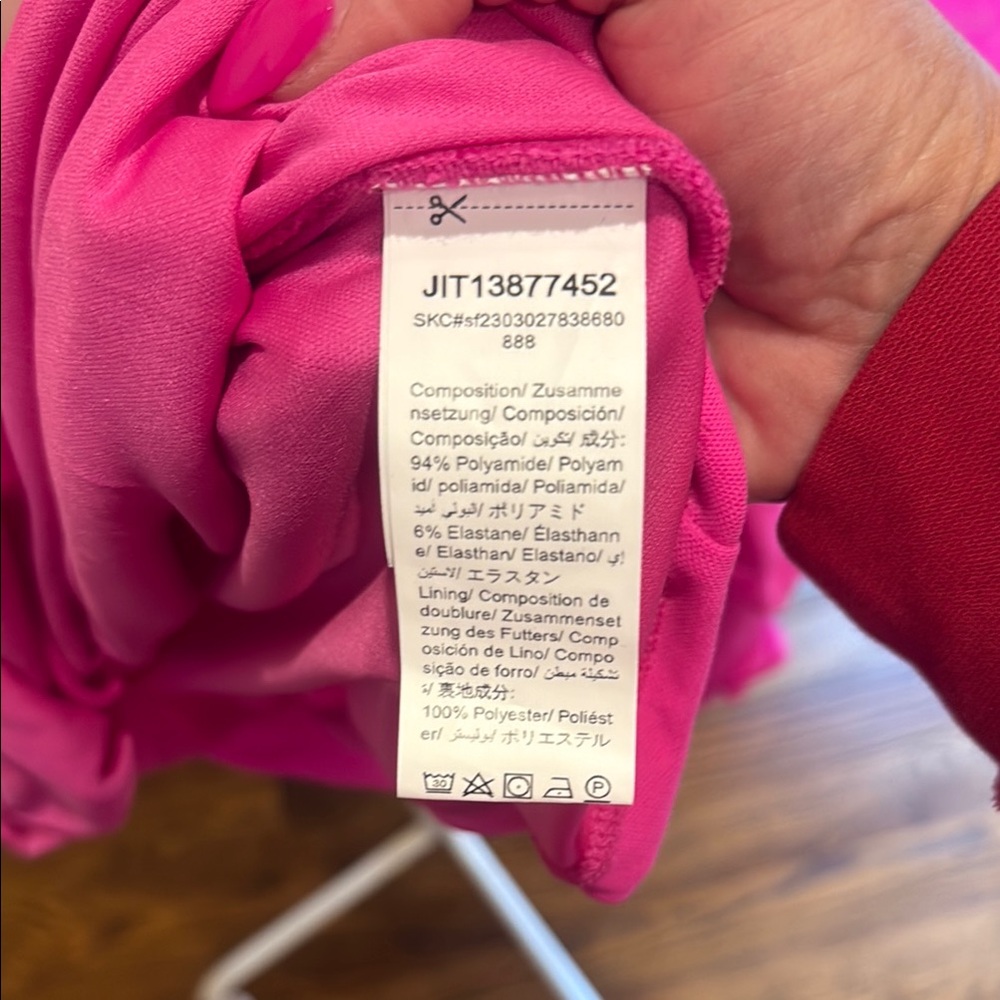 Pink Long Sleeve Ruched Top - Picture 4 of 4